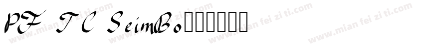 PF TC SeimBo字体转换
